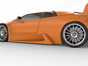 lamborghini gtr Modèle 3D