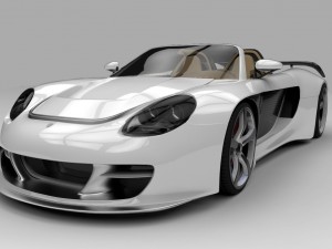 porche carrera gt sport 3D Model