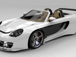 porche carrera gt sport 3D Модель