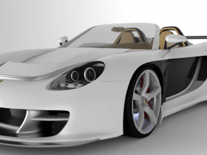 porche carrera gt sport 3D Модель