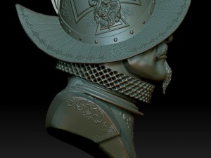 conquistador 3Dプリントモデル