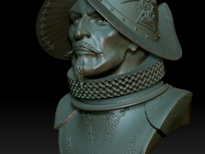 conquistador 3Dプリントモデル
