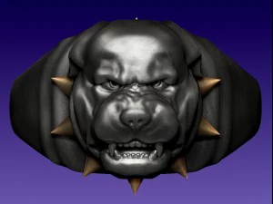ring rottweiler 3D Print Model