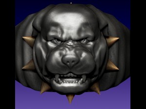 ring rottweiler 3Dプリントモデル