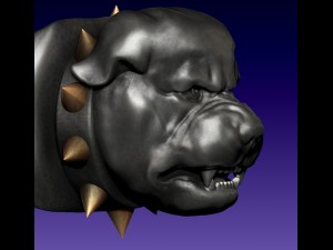 ring rottweiler 3Dプリントモデル