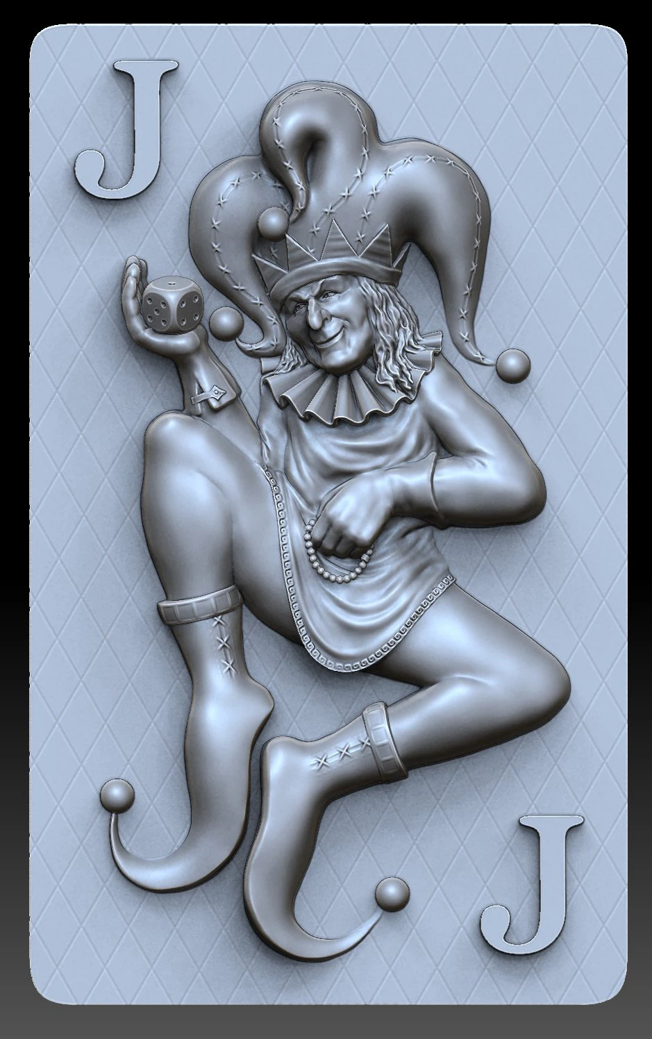 joker 3D Print Model .c4d .max .obj .3ds .fbx .stl .blend 