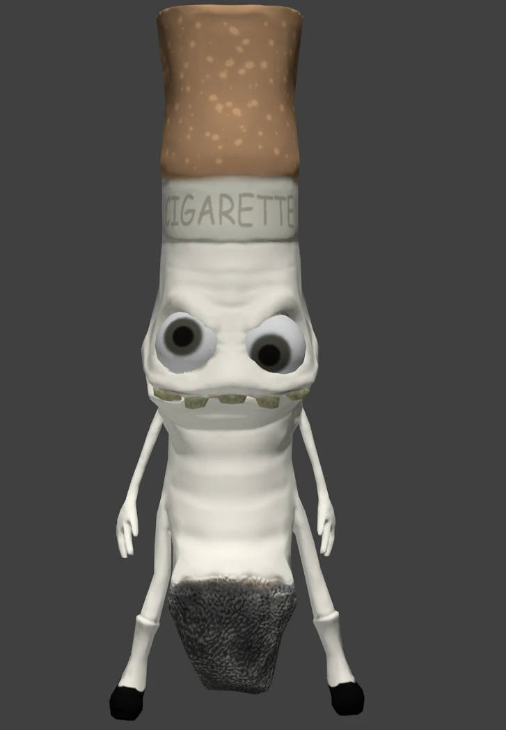 cigarette 3D Model .c4d .max .obj .3ds .fbx .stl .blend 