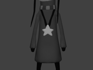 dark girl 3D मॉडल