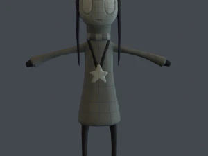 dark girl 3D Model