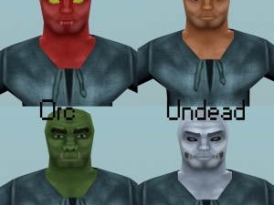 fantasy characters pack 3D Модель