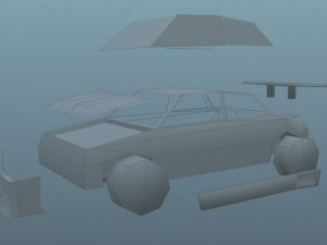 car pack 3D Model