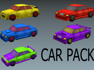 car pack 3D Model