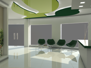 interior recepcion oficina 3D Model
