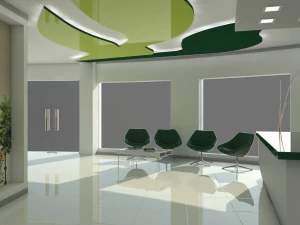 interior recepcion oficina 3D Model