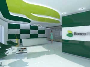 interior recepcion oficina 3D Model