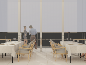 beach restaurant Modelo 3D