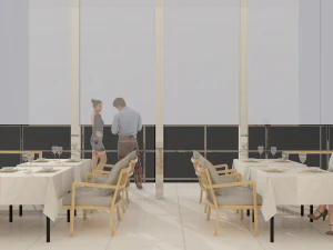 beach restaurant 3D Model
