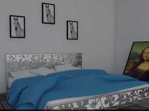 спальня минималистичная 3D Модель