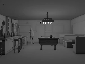 moes tavern 3D Model