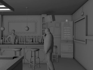 moes tavern 3D 模型