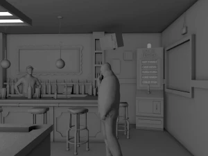 moes tavern 3D Model