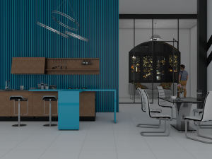 kitchen and dining room 3D Модель