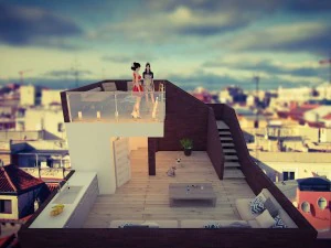 terrace 3D Model