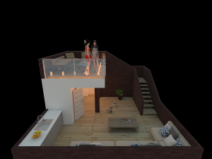terrace Model 3D