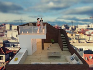 terrace Model 3D