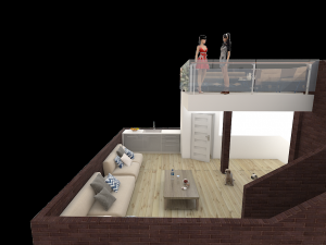 terrace Model 3D