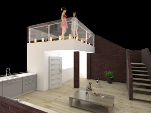 terrace Model 3D