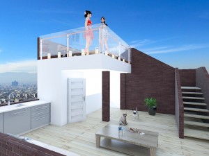 terrace Model 3D
