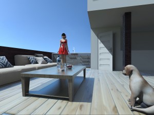 terrace Model 3D