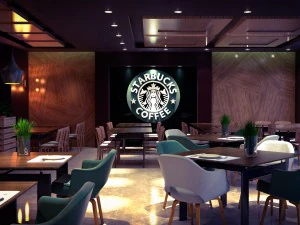 스타벅스 커피 3D 모델