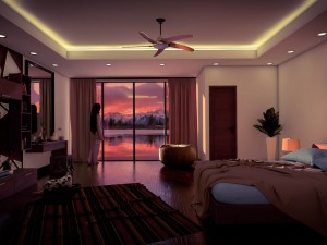 ideal bedroom 3D मॉडल