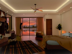 ideal bedroom 3D 模型