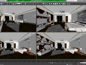ideal bedroom 3D 模型