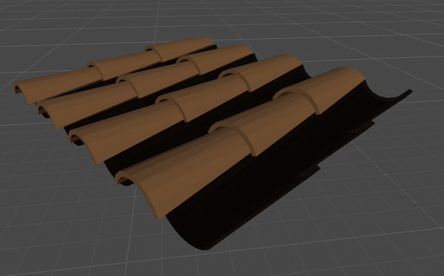 tile rof 3D Model .c4d .max .obj .3ds .fbx .stl .blend 