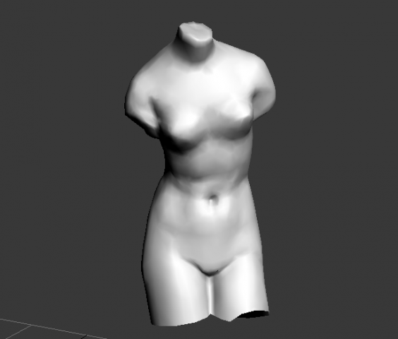 woman sculpture 3D Model .c4d .max .obj .3ds .fbx .stl .blend 
