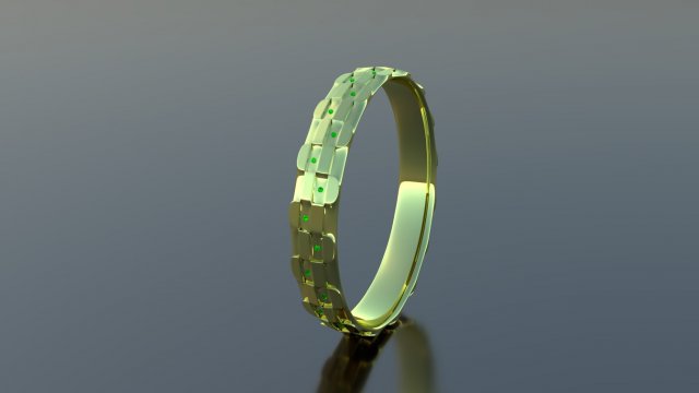 gold ring Model 3D .c4d .max .obj .3ds .fbx .stl .blend