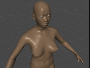 nude woman 3D Model
