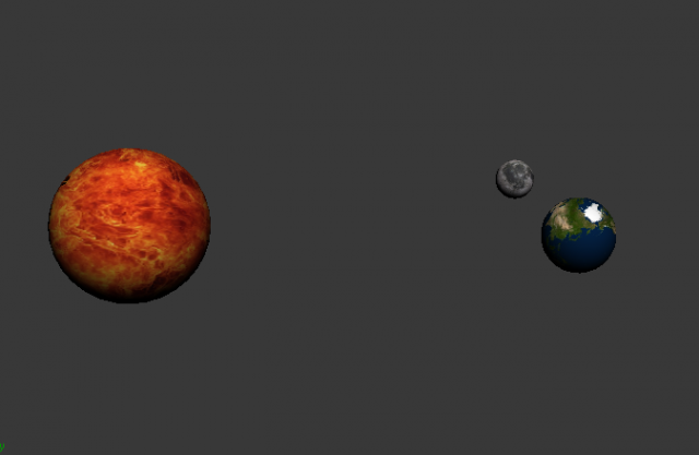 moon earth sun 3D Model .c4d .max .obj .3ds .fbx .stl .blend 
