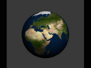 moon earth sun 3D Model