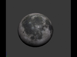 moon earth sun 3D Model
