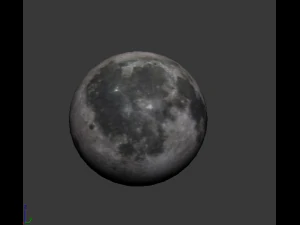 moon earth sun 3D Model