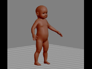 kid doll 3D Model