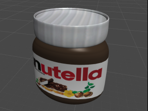 nutella chokolate 3D Model