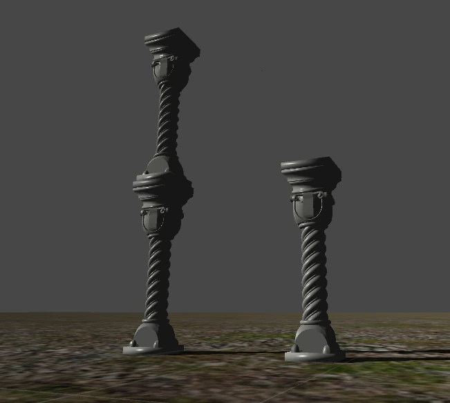 column 3D Model .c4d .max .obj .3ds .fbx .stl .blend 
