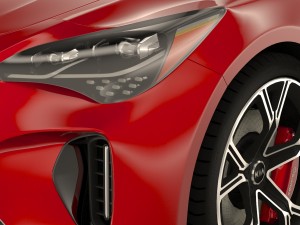 kia stinger gt 3D Model