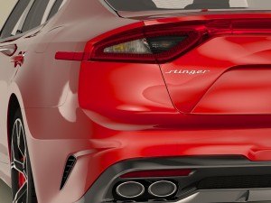 kia stinger gt 3D Model